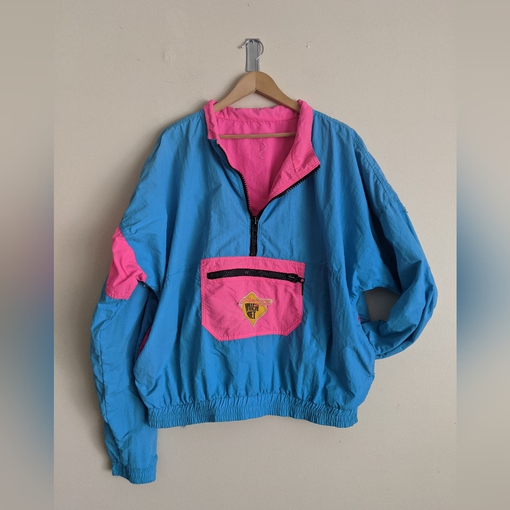 Vintage “Slippery When Wet” Windbreaker – Size XL - Picture 8 of 8